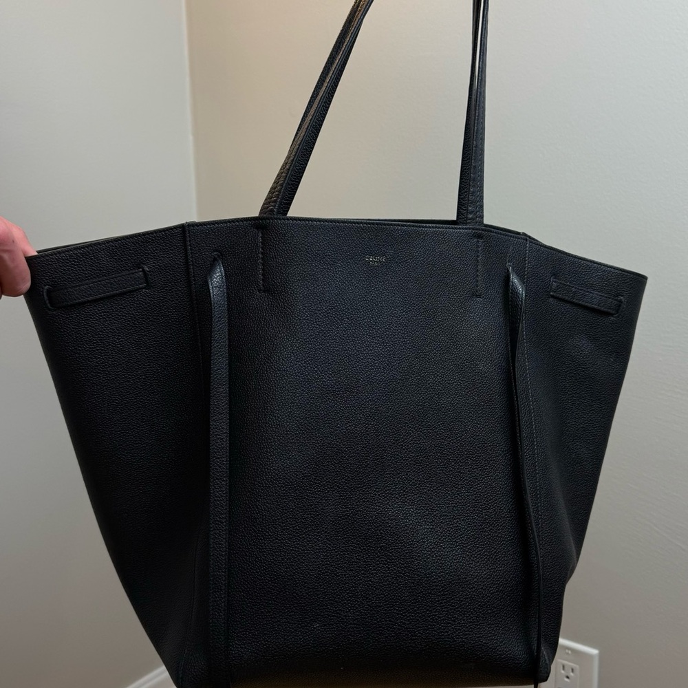 Celine  Cabas Black Tote Bag